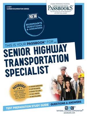 cover image of Senior Highway Transportation Specialist